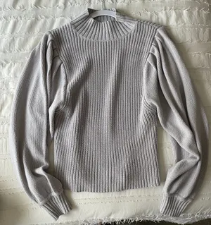 Prologue Puff Sleeve Lavender Turtleneck thumbnail 1