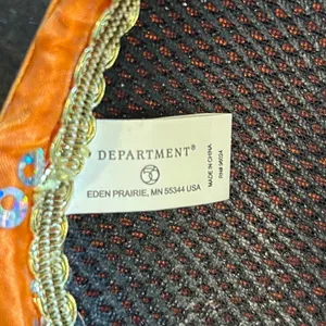 Vintage Department 56 Halloween Costume Black Spider Orange Hat Sequin‎ Dress Up thumbnail 6