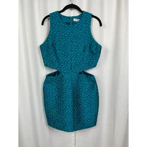 Amanda Uprichard Revolve Chantria Cutout Mini Dress in Eden Sz.M NWT thumbnail 6