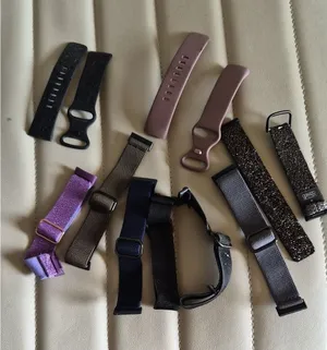 Mixed Apple Watch Bands Lot - Fitbit Black, Pink, Purple, Navy, Gray thumbnail 1