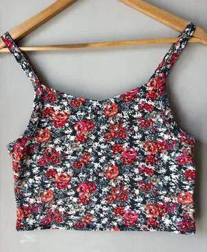 Aeropostale Floral Crop Camisole Top thumbnail 1