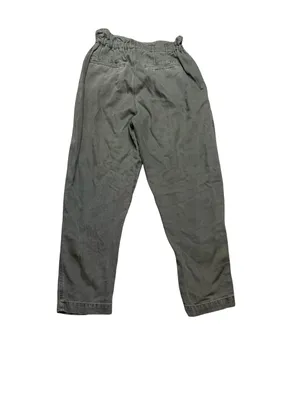 🌿Free People Margate High Rise Paperbag Trouser Pants Olive XS🌿‎ thumbnail 5