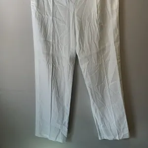 NWT J. Crew Tall linen-blend‎ wide-leg pant Minimalist Summer White Sz 0 BZ323 thumbnail 5