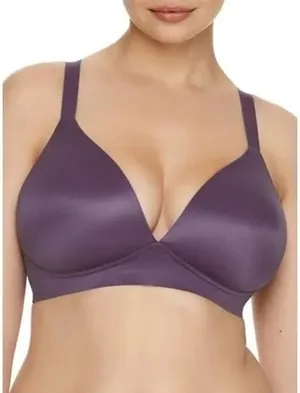 Bali Comfort Revolution Wire-Free Bra in Purple NEW XL thumbnail 1