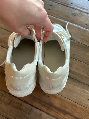 Tory Burch Bari Nappa Colorblock White Sneakers 9.5 thumbnail 8