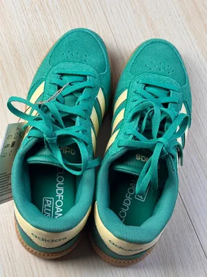 Adidas Women's Green Breaknet Sleek Low Profile Sneakers Sz 6 New in Box thumbnail 6