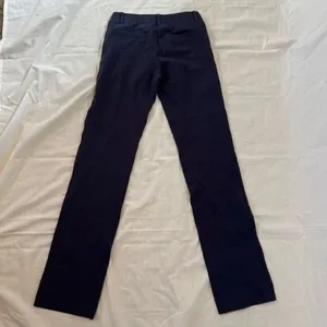 Womens Small Navy Betabrand Pants Sz Small Stretch skinny slim pull on 4-6 thumbnail 3