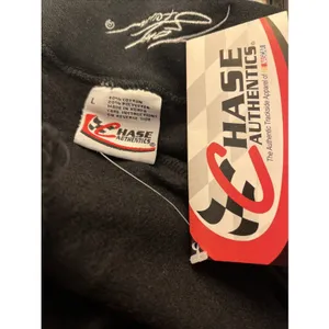 Vintage Tony Stewart #20 CHASE Authentics NASCAR Shorts Black Orange Womens L thumbnail 2