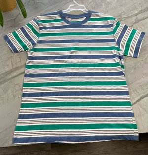 Retro Striped Short Sleeve T Shirt thumbnail 1
