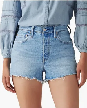 LEVI’S 501® Original High Waist Denim Cutoff Shorts size 30 thumbnail 1