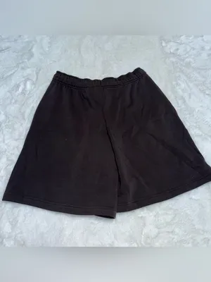 NEW athleta brown heavyweight terry bermuda short thumbnail 3