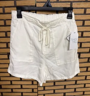 Time and tru white soft utility shorts size XS thumbnail 1