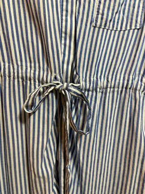 Lulus Lifestyle Blue and White Striped Long Sleeve Shirt Dress thumbnail 6