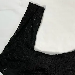 Elegant Black Lace Top Size L thumbnail 4
