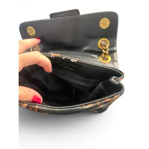 Kurt Geiger Soho small crossbody purse shoulder bag leopard print calf hair thumbnail 11