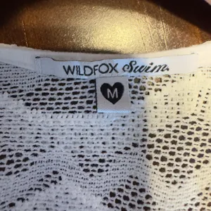 1559 | Wildfox Swim Scalloped Fringe‎ Crochet Halter Top White Womens M thumbnail 5