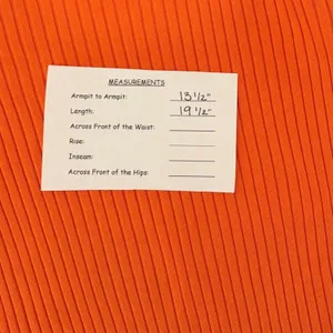 NWT!! ZARA Ribbed Turtleneck Sweater Bright Orange Fitted Knit Cropped Small thumbnail 15