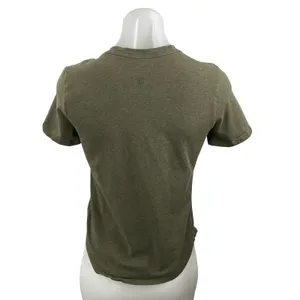 Lululemon Women's Army Green Yoga Short Sleeve Athletic T Shirt Tee Top Size 2 thumbnail 4