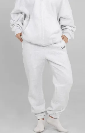 Comfrt Cloud Heather Gray Sweatpants Joggers Embroidered Logo Women Size 3X Plus thumbnail 1