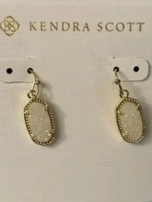 Kendra Scott Framed Elisa Gold Y Necklace in Iridescent Drusy thumbnail 4