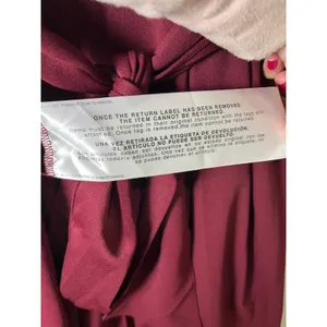 Dress the Population Alessia Sheath Cocktail Dress Plum Slit Large Elegant New thumbnail 12