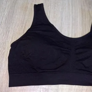 Black comfy wireless lounge bra Size M thumbnail 2