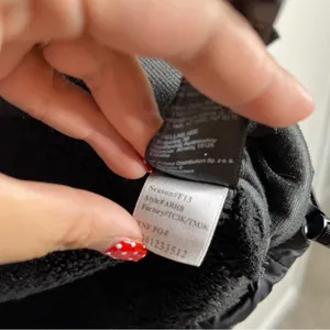 The north face black oso hybrid hooded fleece‎ fuzzy zip up jacket small women thumbnail 3