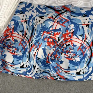 Bollé Women's Activewear Skort Size Small White Blue Red Abstract Tennis Golf thumbnail 5