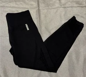 Gymshark Black Leggings for Active Performance thumbnail 1