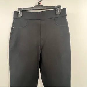 SPANX Perfect Pant Ankle 4-Pocket Womens M Tall Black Ponte 20202T NWOT thumbnail 2