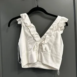 White  Crop Top thumbnail 2