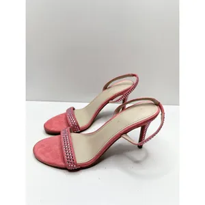 Marc Fisher Sandals Womens Size‎ 8 Betila Slingback Heels Rhinestone Accents thumbnail 4