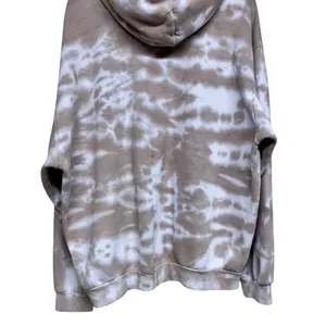 Aviator Nation Hand Dyed Relaxed Pullover Hoodie Sweatshirt Tie Dye Sand Size XL thumbnail 6
