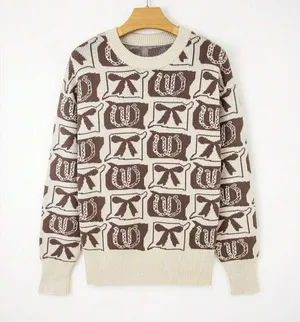 SheIn Brown Sweater thumbnail 2