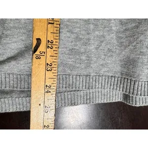 REPEAT Easy Knit Gray Cotton Viscose‎ Crewneck Relaxed Sweater Size 38 S thumbnail 7
