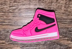 Crocs Air Jordan 1 Pink/Black/White Jibbitz New thumbnail 1