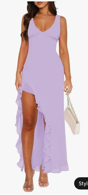 Amazon Purple Dress thumbnail 1