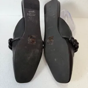 Dolce Vita Givony Braided Mules Slides Women's 10M Black Square Top thumbnail 6