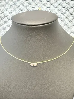 Kendra Scott - Heart Pendant Necklace - Gold/Mauve Q Gold/ Mauve thumbnail 4