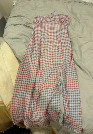 Urban outfitters gingham midi dress thumbnail 1