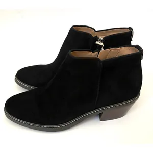 Sam Edelman Pryce Rain Repellent Suede Bootie Boot Black Size 8.5 NEW thumbnail 4