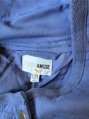 New Amuse Society Seabreeze Embroidered Button Up Lightweight Quilted Jacket thumbnail 6