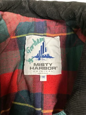 Vintage Misty Harbor Green Plaid Women’s Size M Flannel Lined Rain Coat thumbnail 7
