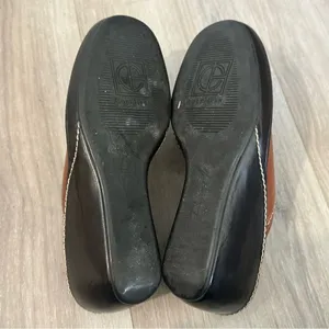 Cole Haan Elyssa Wedge Clogs Slip On Mules Shoes Brown Leather‎ Women’s Size 6 thumbnail 7