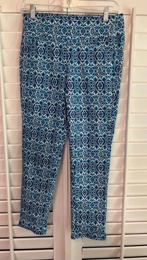 Aryeh Blue Pull On Crops Size‎ Small thumbnail 1