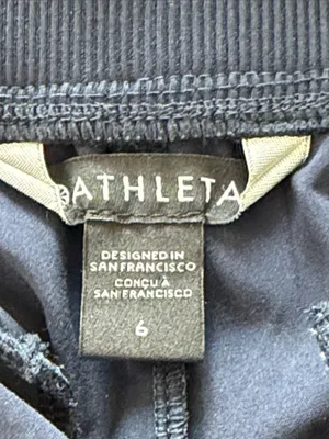 Athleta Brooklyn Ankle Pant Navy Blue Size 6 Mid Rise 28" Inseam Travel thumbnail 7