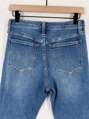 Madewell Medium Wash‎ Denim High Rise Skinny Crop Jeans Size 26 thumbnail 6