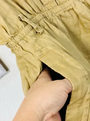 Banana Republic Olive Short-Sleeve Button Front Dress thumbnail 9