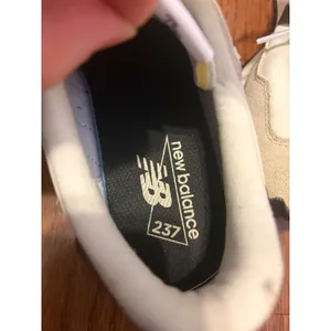 New Balance 237 Lifestyle Sneakers White Black‎ Suede WS237BW Mens 8 Womens 9.5 thumbnail 6