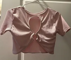 Pink Open Front Top Size M thumbnail 1